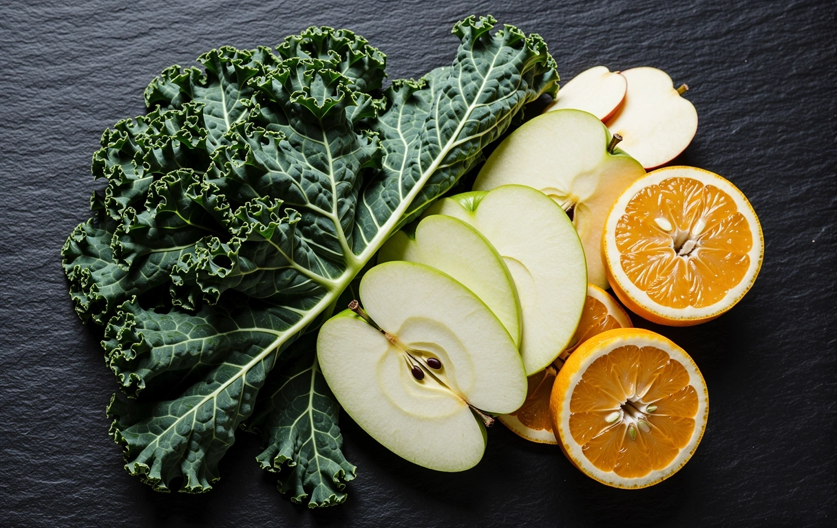 Fresh organic vegetables and fruits